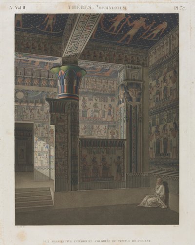 Popis Egypta: Théby. Memnonium, sv. II, Pl. 37 od Unknown artist
