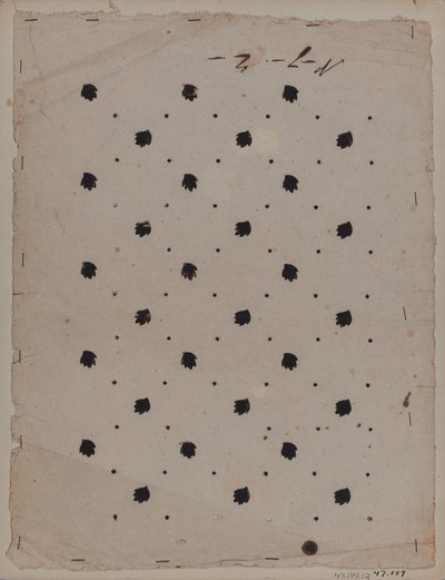 Kresba návrhu, konec 18. století od Unknown artist
