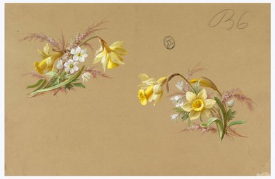 Design pro tapety a textil: květiny od Unknown artist