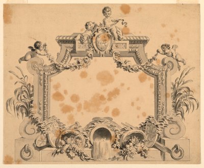 Design pro titulní stránku od Unknown artist
