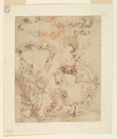 Návrhy kování Scrollwork od Unknown artist
