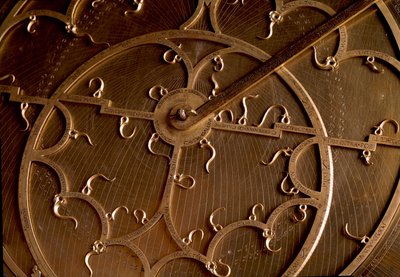 Detailní pohled na měděný astroláb. Florencie 17. století, institut a muzeum dějin věd od Unknown artist