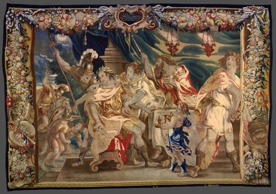 Odhalení spiknutí s cílem zabít Caesara a Kleopatru z knihy Příběh Caesara a Kleopatry od Unknown artist