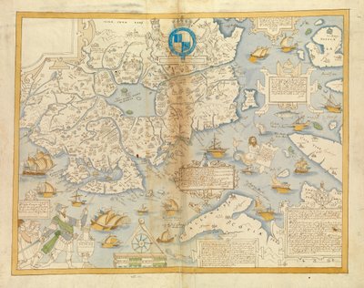 Východní část Ulsteru, asi 1594-1603 (položeno na plátně) od Unknown artist