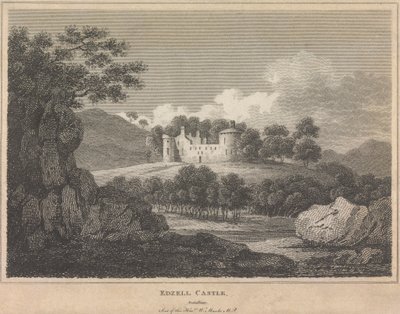 Hrad Edzell, [Forfarshire?]; strana 101 (první díl) od Unknown artist