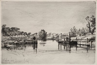 Egham Lock od Unknown artist