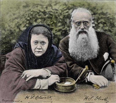 Elena Petrovna Blavatsky (1831-1891), ruský teosof, spoluzakladatel Theosophical Society v roce 1875 s Henry Steel Olcott. od Unknown artist