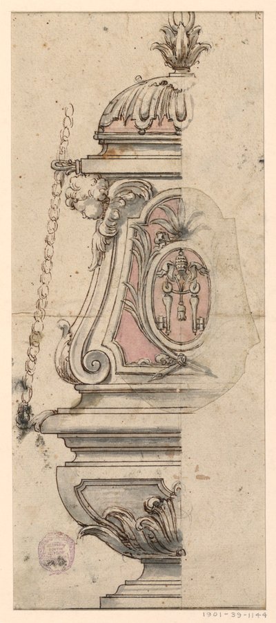 Nadmořská výška kadidelnice od Unknown artist