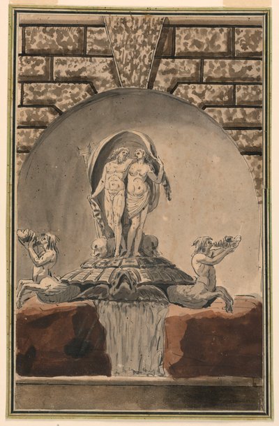 Nadmořská výška fontány od Unknown artist