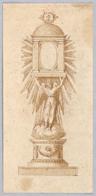 Povýšení monstrance od Unknown artist