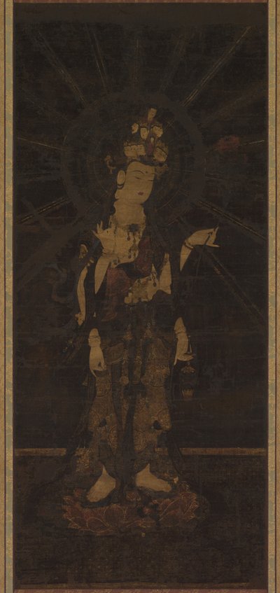Jedenáctihlavý Kannon od Unknown artist