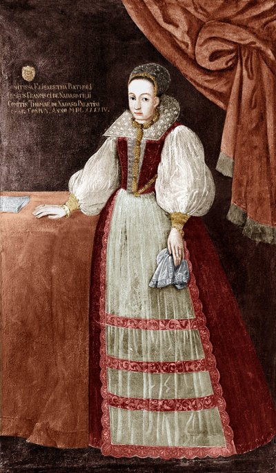 Elizabeth Bathory (olej na plátně) od Unknown artist