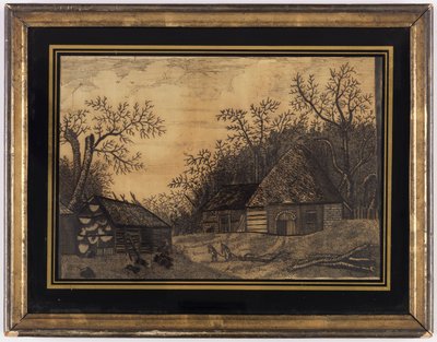 Vyšívaný obrázek od Unknown artist