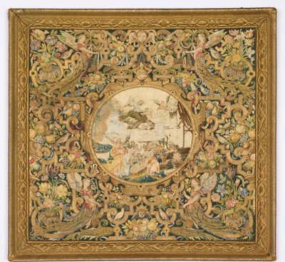 Vyšívaný obrázek od Unknown artist
