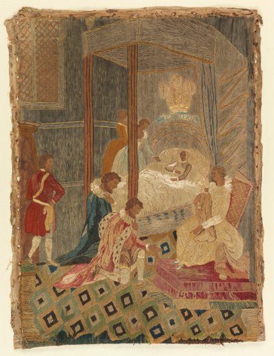 Vyšívaný obrázek od Unknown artist
