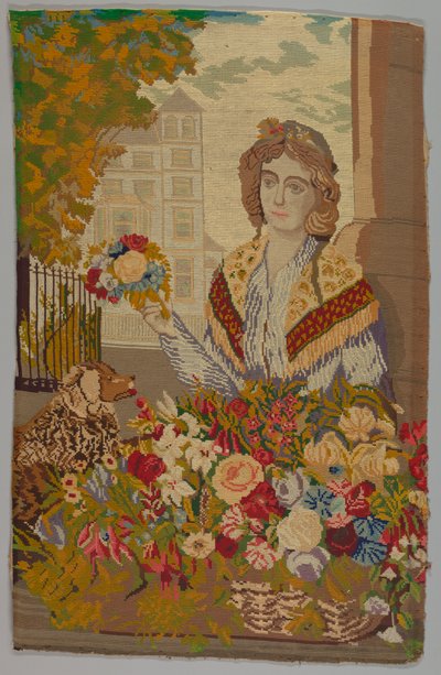 Vyšívaný obrázek od Unknown artist