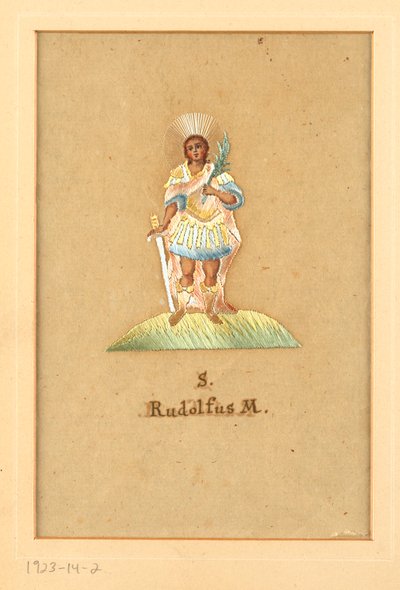 Vyšívaný obrázek od Unknown artist