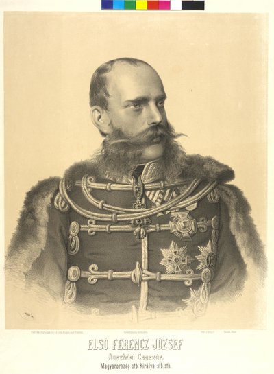 Rakouský císař František Josef I. od Unknown artist