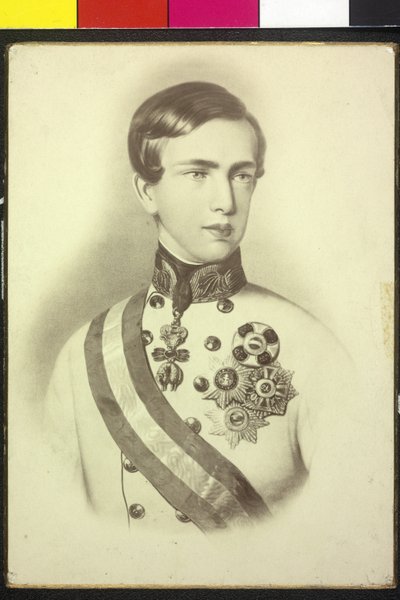Rakouský císař František Josef I. od Unknown artist