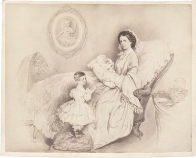 Rakouská císařovna Alžběta od Unknown artist