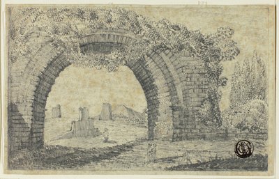 Vchod do cirkusu Caracalla od Unknown artist