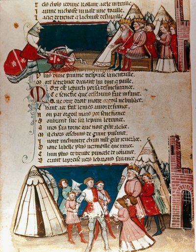 Vstup do Španělska (Miniatura od Unknown artist