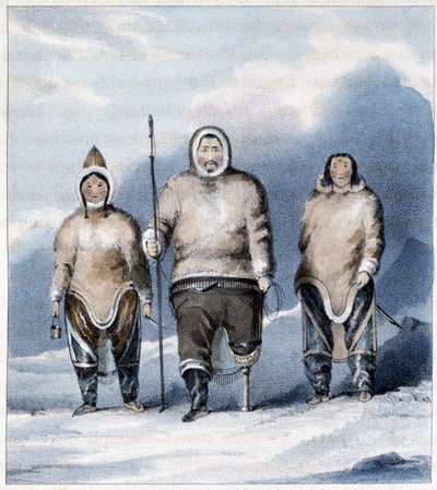 Eskymáci: Shulamina, Tulluachiu a Tirikshiu od Unknown artist