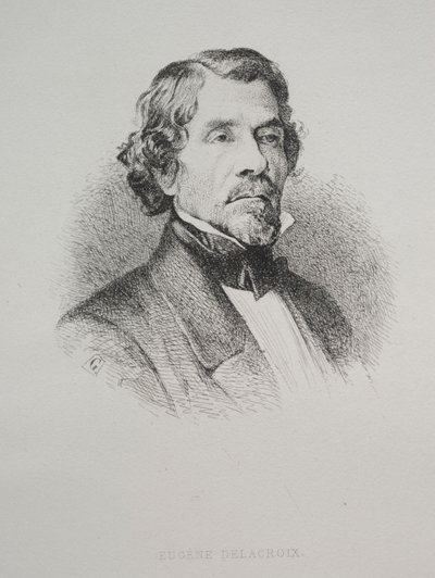 Eugène Delacroix od Unknown artist