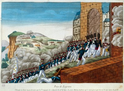 Expedice ze Španělska (1823-1829): dobytí Logrona. 1823 Paříž, msuee Armee od Unknown artist