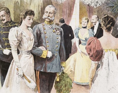 Slavnosti v Rakousku: Francois Joseph I od Unknown artist