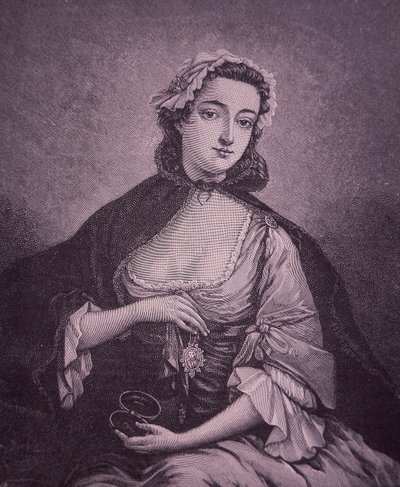 Flora Macdonaldová, oddaná jakobitka, která pomohla Bonnie Prince Charlie uniknout od Unknown artist