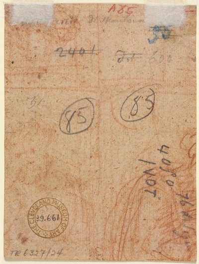Fragment dvou figur (verze) od Unknown artist