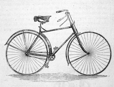 Rámový model jízdního kola. od Unknown artist