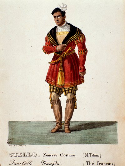 Francois Joseph Talma v Otello od Jean-Francoise Ducise od Unknown artist