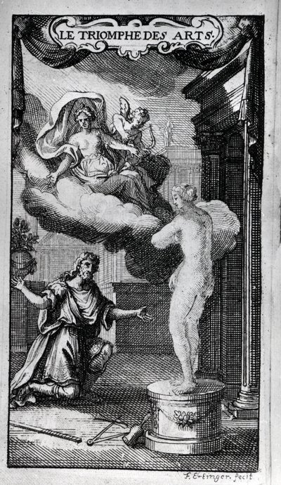 Libreto „“Le Triomphe des Arts”” Libreto Antoina Houdara (nebo Houdarta) de La Motte (1672 -1731) Hudba Michel de la Barre. 1700. od Unknown artist