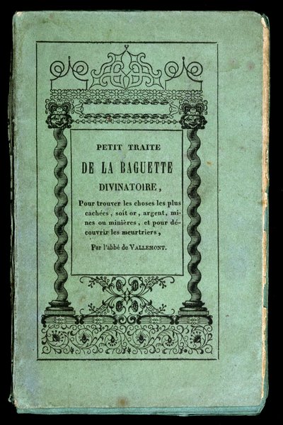 Frontispice knihy „Traité de la baguette divinatoire““ od opata z Vallemontu od Unknown artist