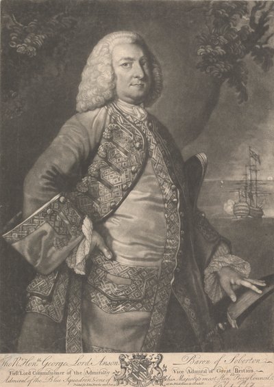 George Anson, první baron Anson od Unknown artist