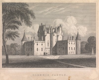 Glamis Castle, Forfarshire; strana 9 (svazek druhý) od Unknown artist