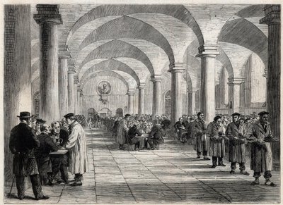 Greenwich Hospital – The West Dining Room – Greenwich Navy Hospital – West Dining Room od Unknown artist