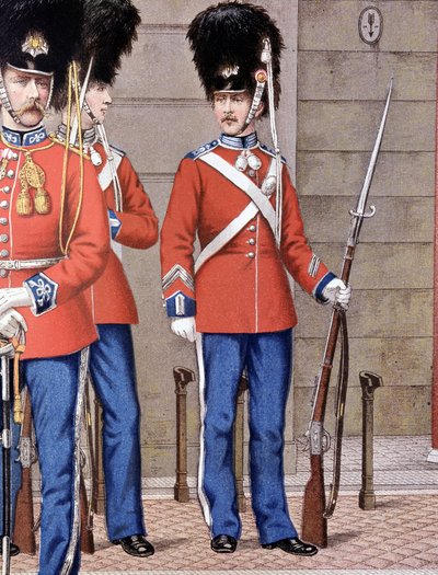 Granátníci dánské gardy od Unknown artist