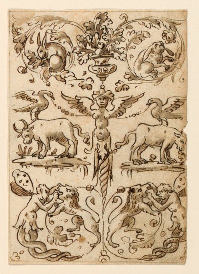 Groteskní panel od Unknown artist
