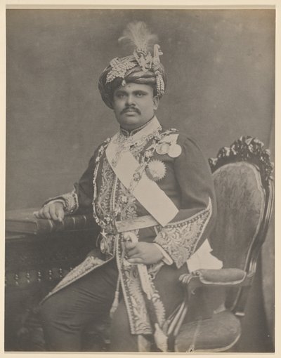 Jeho Výsost mahárádža Takhtsingji od Unknown artist