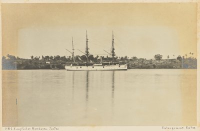 HMS Kingfisher. Mombassa. od Unknown artist
