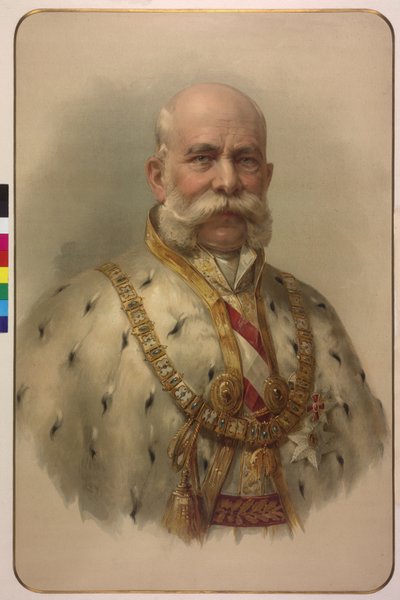 Císař František Josef I. v rouně v poloviční velikosti od Unknown artist
