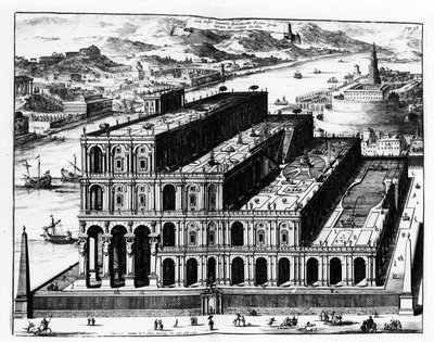 Visutá zahrada Babylon. od Unknown artist