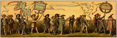 Hans Makarts průvod městem Vídeň od Unknown artist