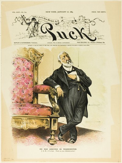 Přijel do Washingtonu, od Puck od Unknown artist