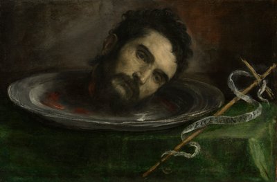 Hlava svatého Jana Křtitele od Unknown artist