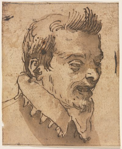 Hlava muže od Unknown artist