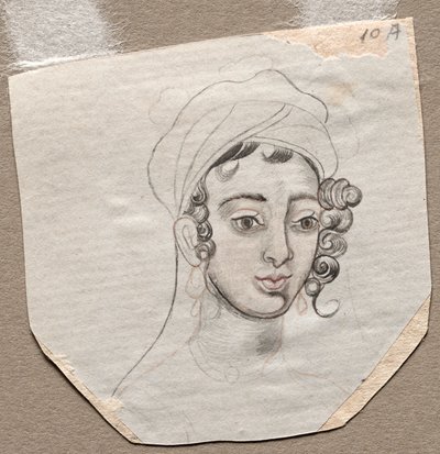 Hlava mladého muže od Unknown artist